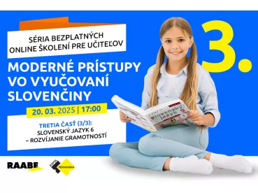 Moderné prístupy vo vyučovaní slovenčiny | 20.03.2025
