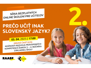 Prečo učiť inak slovenský jazyk? | 03.04.2025