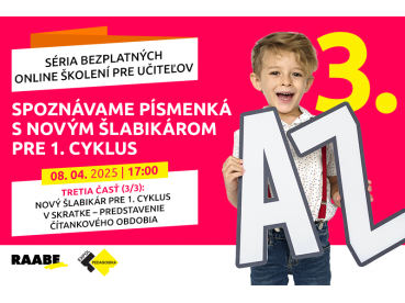 Nový šlabikár pre 1. cyklus v skratke | 08.04.2025