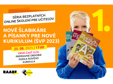 Nové šlabikáre a písanky pre NOVÉ KURIKULUM (ŠVP 2023) | 25.8.2025