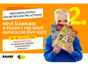 Nové šlabikáre a písanky pre NOVÉ KURIKULUM (ŠVP 2023) | 02.09.2025