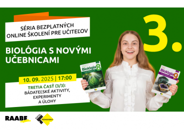 Biológia s novými učebnicami 3 | 10.09.2025