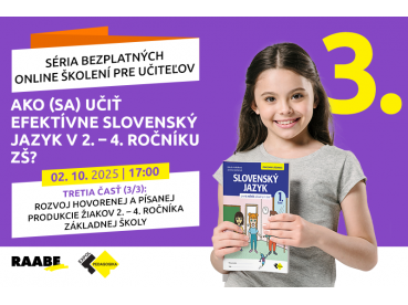 Ako (sa) učiť efektívne slovenský jazyk v 2. – 4. ročníku ZŠ? |  02.10.2025