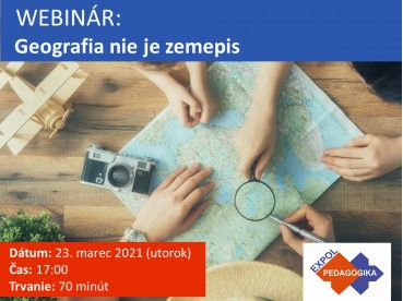 GEOGRAFIA NIE JE ZEMEPIS | 23.03.2021