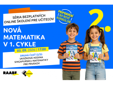 PRIPRAVENÍ NA NOVÉ KURIKULUM - Nová matematika v 1. cykle  | 03.09.2026