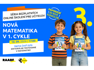 PRIPRAVENÍ NA NOVÉ KURIKULUM - Nová matematika v 1. cykle  | 10.09.2026