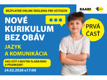 NOVÉ KURIKULUM BEZ OBÁV Jazyk a komunikácia  | 24.02.2026