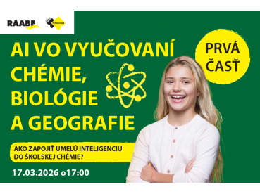 AI vo vyučovaní chémie, biológie a geografie  | 17.03.2026