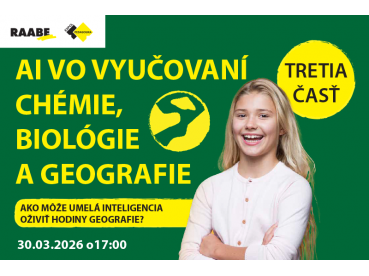 AI vo vyučovaní chémie, biológie a geografie  | 30.03.2026