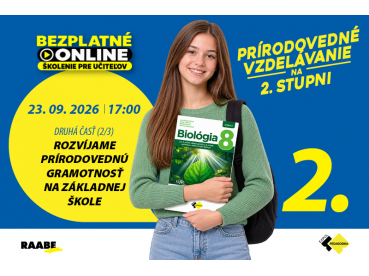 PRÍRODOVEDNÉ VZDELÁVANIE NA 2. STUPNI | 23.09.2026