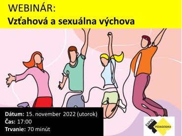 Vzťahová a sexuálna výchova | 15.11.2022