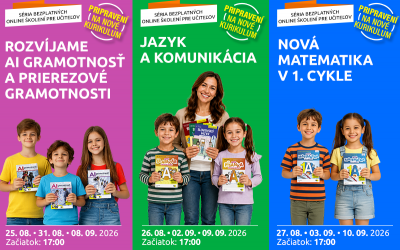 Pripravení na nové kurikulum: Bezplatná séria online školení vám uľahčí prechod na nový ŠVP