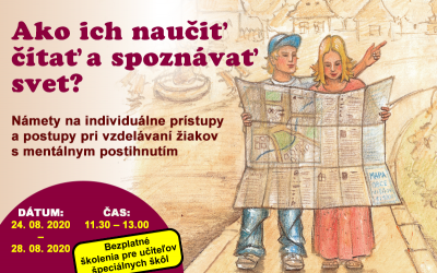 Nové bezplatné školenia s lektorkou na živo