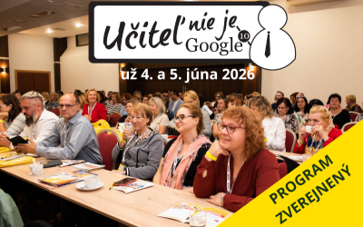 Učiteľ nie je Google 10 prinesie aj nové formáty