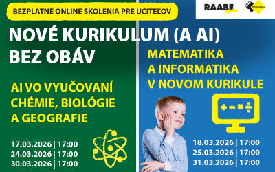 Nebojte sa nového kurikula, ani AI a poďte sa vzdelávať