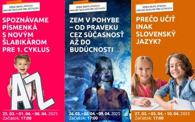 Ďalšie online série školení pokračujú v marci aj v apríli