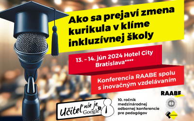 EXPOL PEDAGOGIKA spoluorganizátorom medzinárodnej odbornej konferencie Učiteľ nie je Google 8 EXPOL PEDAGOGIKA spoluorganizátorom medzinárodnej odbornej konferencie Učiteľ nie je Google 8