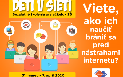 Bezplatné školenia pre učiteľov sú späť! Bezplatné školenia pre učiteľov sú späť!