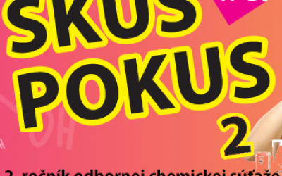 Štartuje druhý ročník chemickej súťaže pre základné školy Štartuje druhý ročník chemickej súťaže pre základné školy