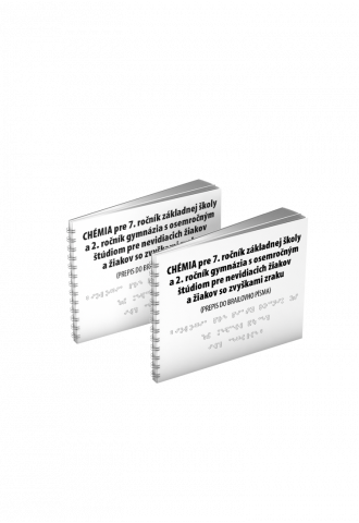 CHÉMIA pre 7. ročník základnej školy a 2. ročník gymnázia s osemročným štúdiom pre nevidiacich žiakov a žiakov so zvyškami zraku (PREPIS DO BRAILLOVHO PÍSMA)
