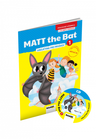MATT THE BAT 1 – ANGLIČTINA PRE PRVÁKOV a CD MATT THE BAT 1 – ANGLIČTINA PRE PRVÁKOV a CD
