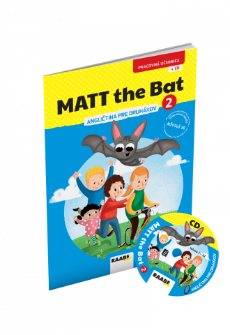 MATT THE BAT 2 – ANGLIČTINA PRE DRUHÁKOV a CD MATT THE BAT 2 – ANGLIČTINA PRE DRUHÁKOV a CD