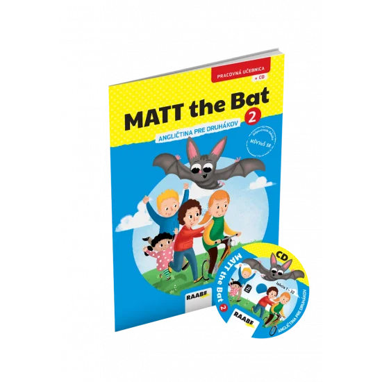 MATT THE BAT 2 – ANGLIČTINA PRE DRUHÁKOV a CD MATT THE BAT 2 – ANGLIČTINA PRE DRUHÁKOV a CD